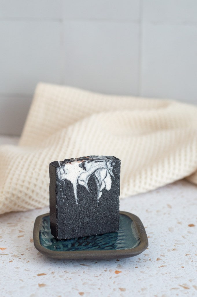 Pink Salt & Charcoal Organic Salt Bar Soap