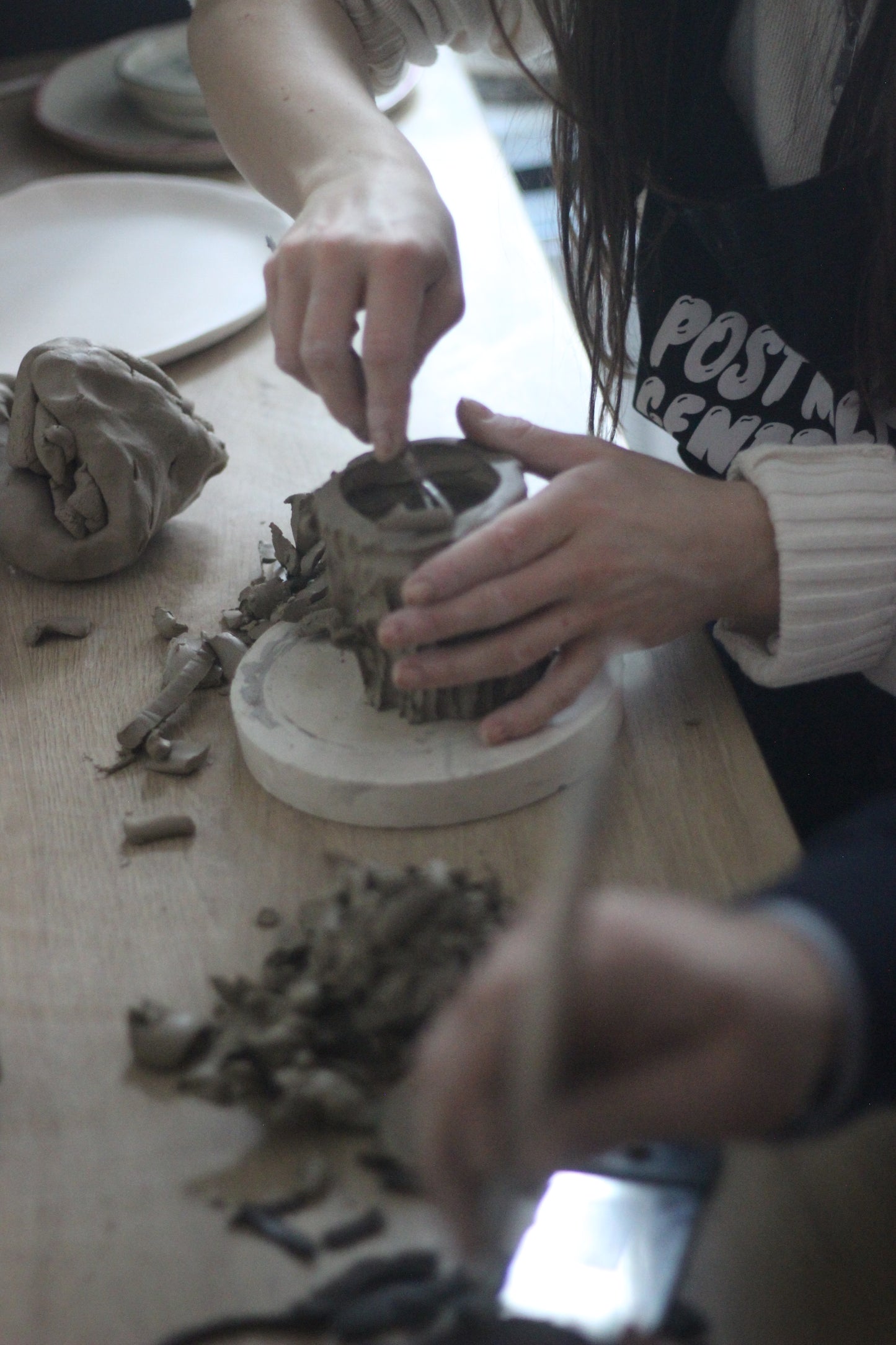 Kurinuki for Beginners - Carving a ceramic tea cup
