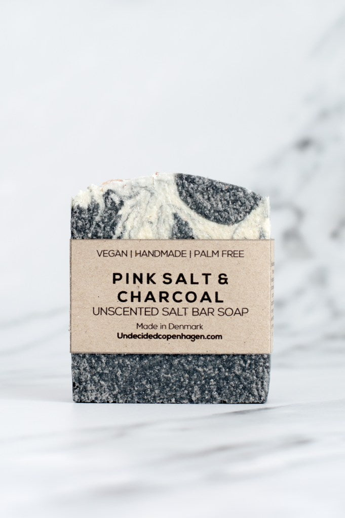 Pink Salt & Charcoal Organic Salt Bar Soap