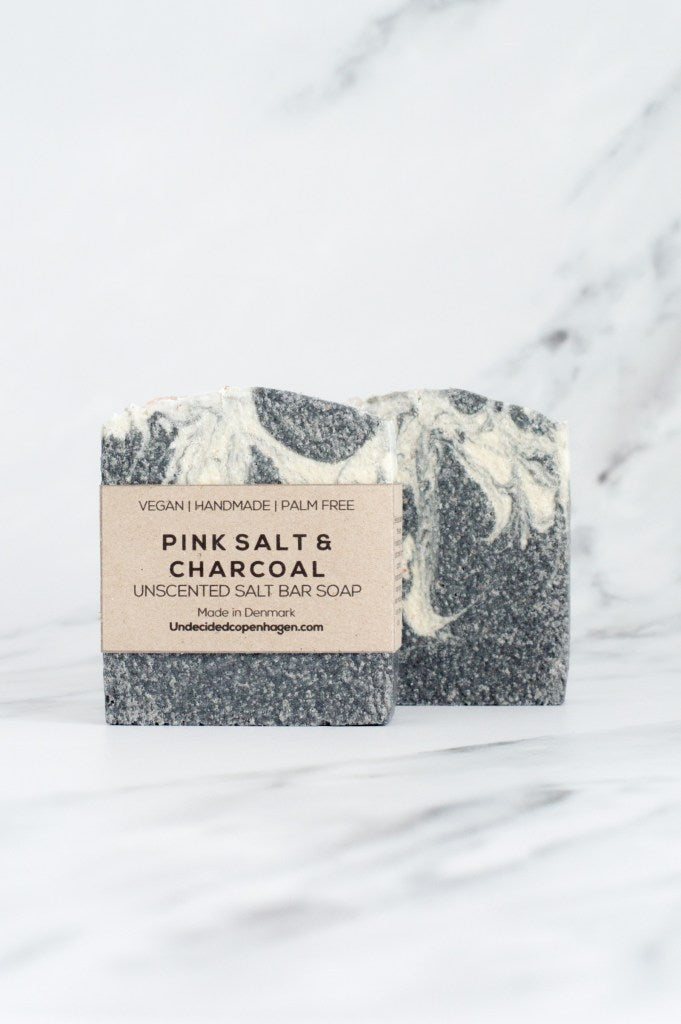Pink Salt & Charcoal Organic Salt Bar Soap